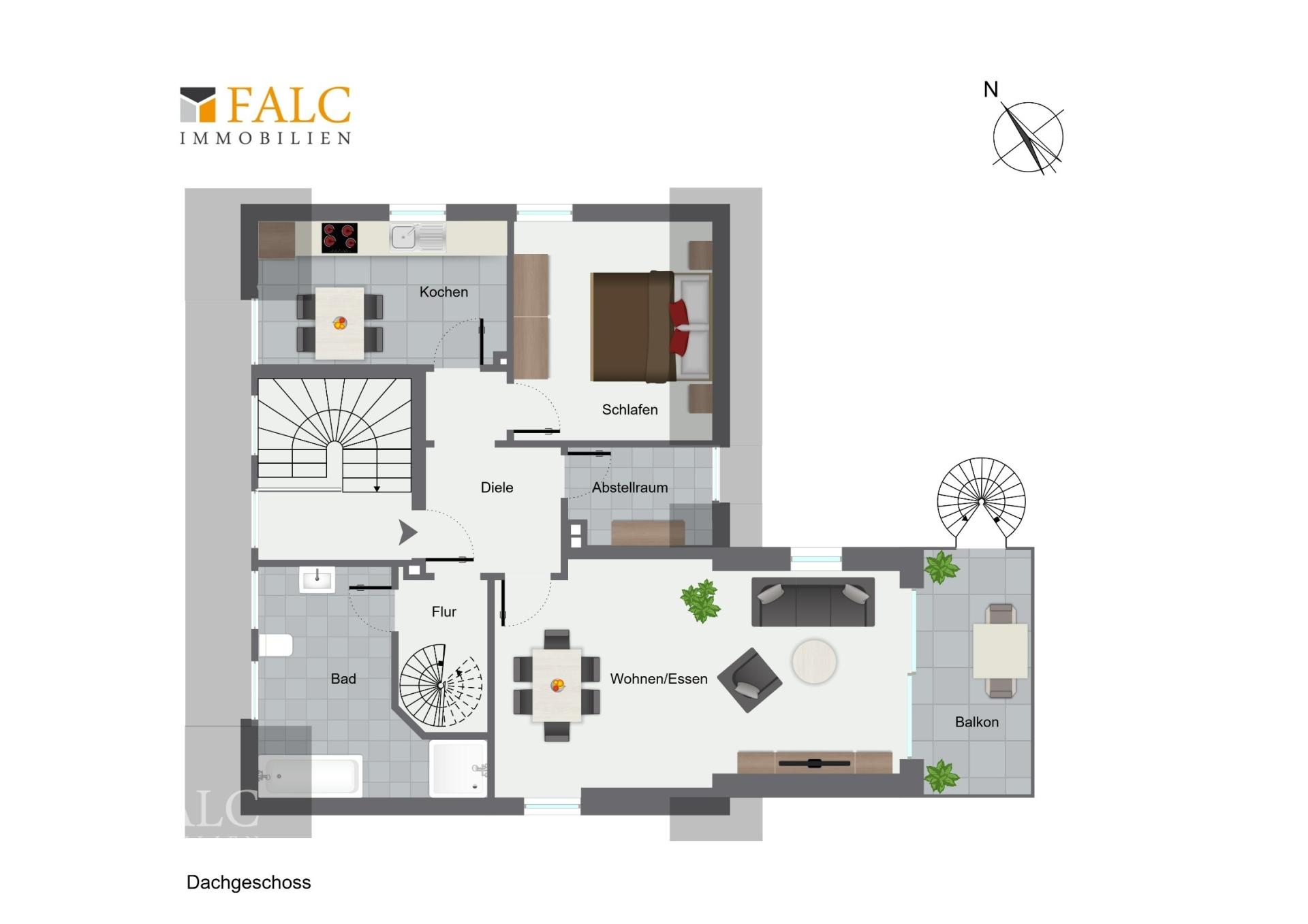 Dachgeschoss Grundriss